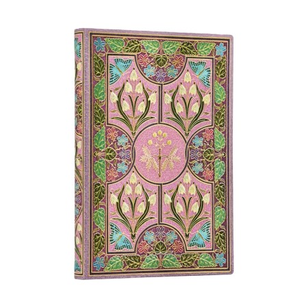 Mimosa (Poetry in Bloom) Mini Lined Softcover Journal (Elastic Band Closure)